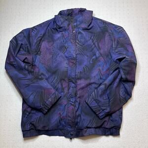 Forrester’s Gore-Tex Vintage Jacket Mens L Purple Abstract Shell